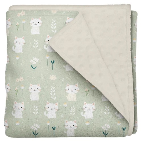 Oleoops - Couverture de Minky - Chatons mignons